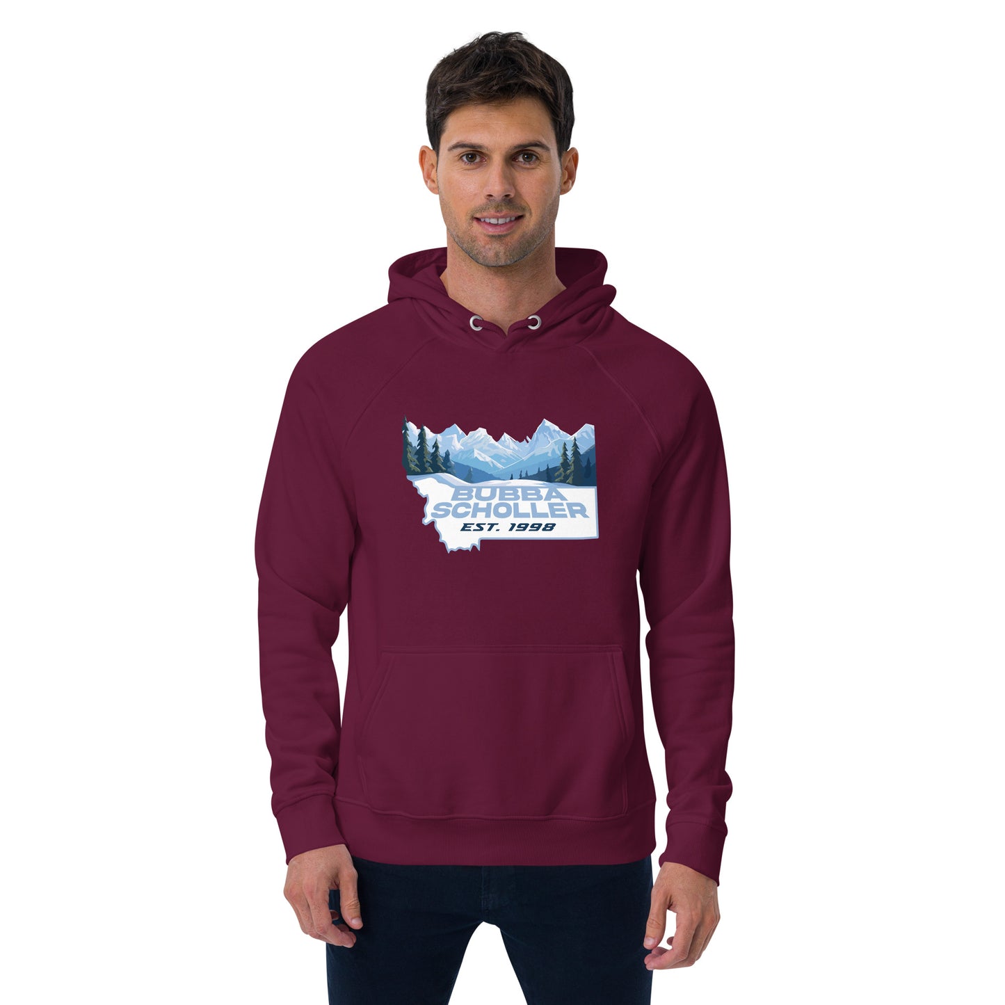Unisex eco raglan hoodie