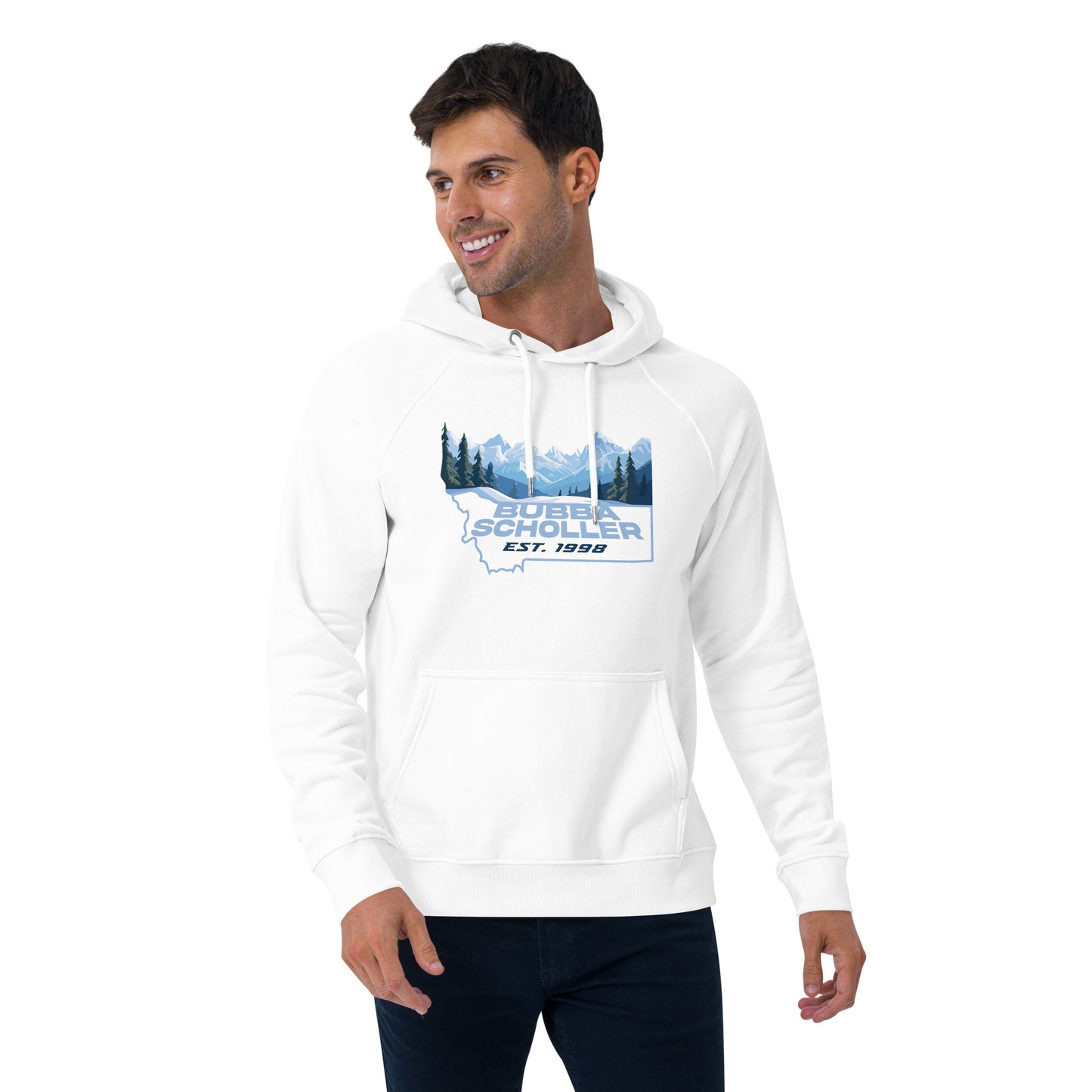Unisex eco raglan hoodie