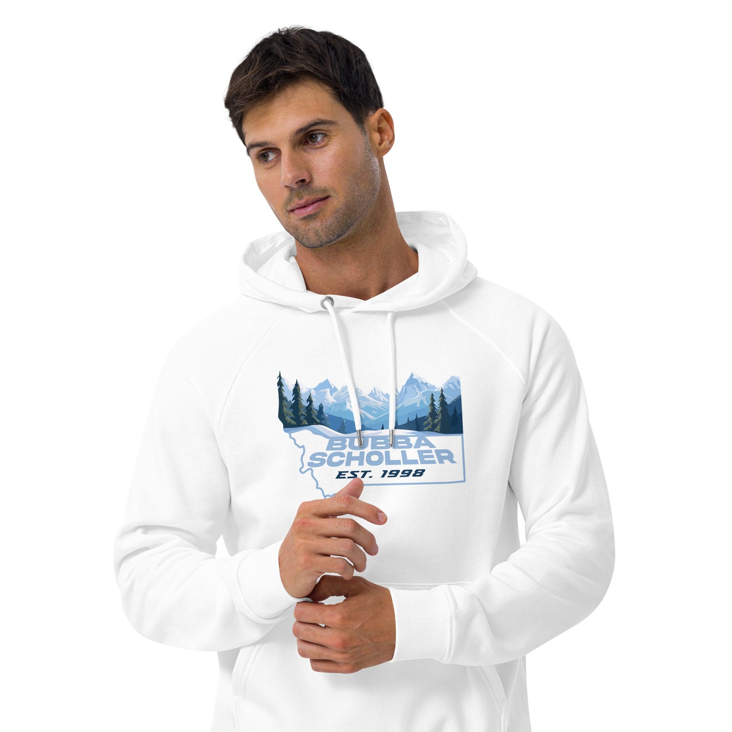 Unisex eco raglan hoodie