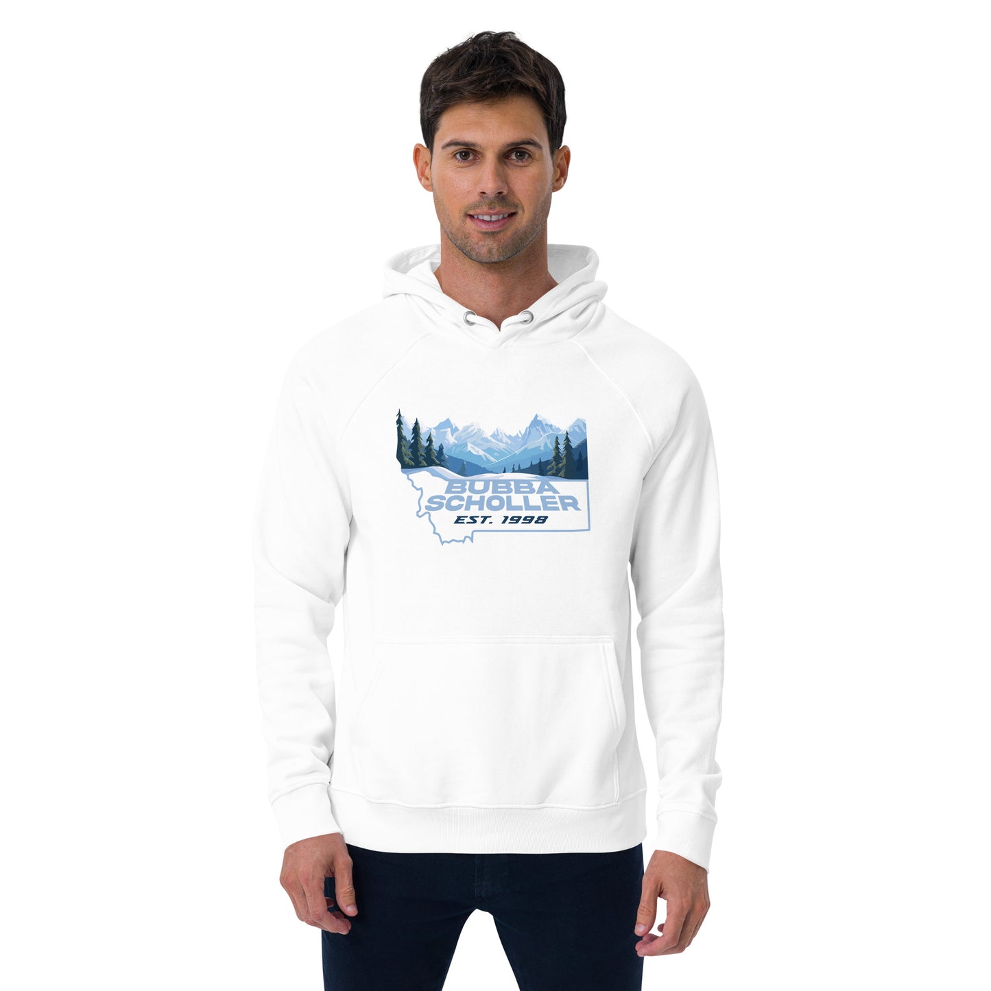 Unisex eco raglan hoodie